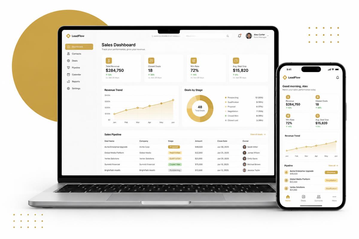 CRM Development services by Elestial Technology