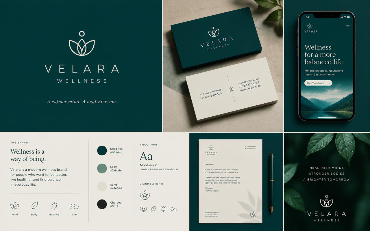 Velara – Wellness Brand Identity